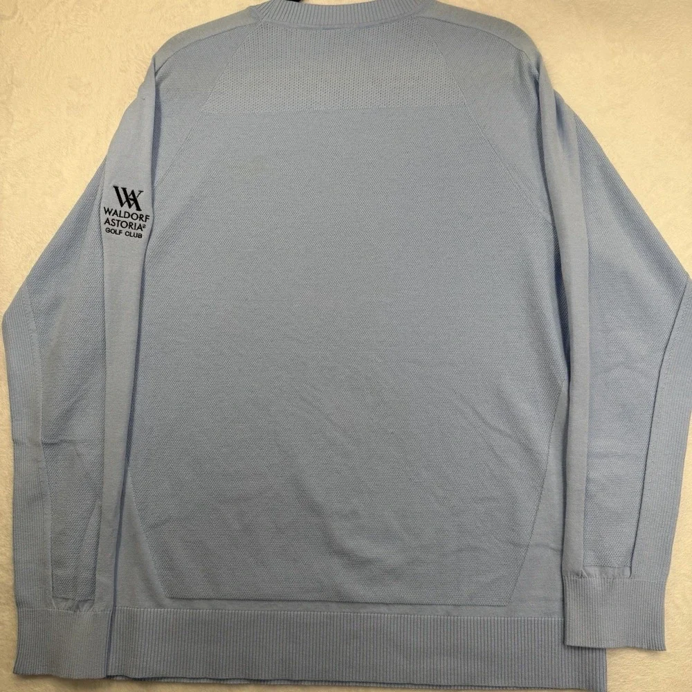 Size Large Men's - Nike Tour Men's Golf Sweater, Psychic Blue/Black
